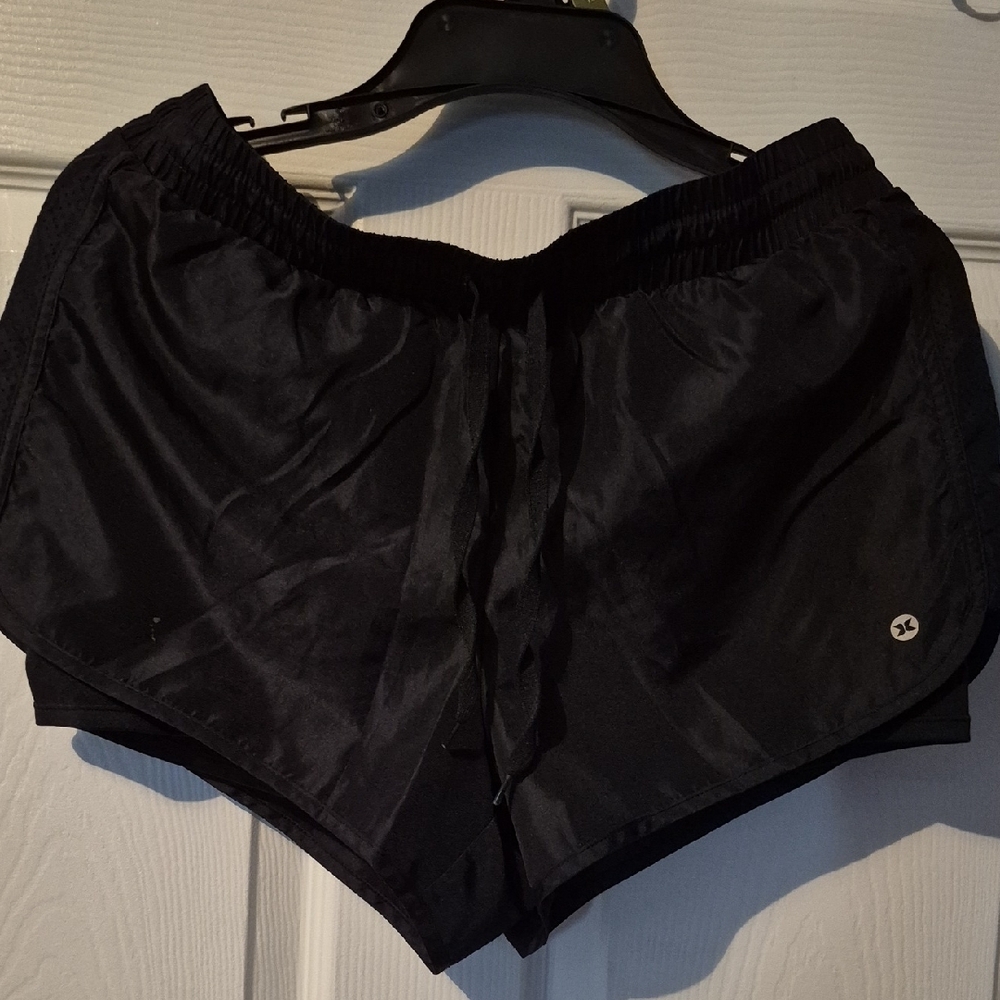 RBX Black Athletic Shorts for Women
